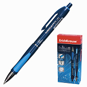 Ручка шариковая автоматическая ERICH KRAUSE "Megapolis Concept", корпус синий, узел 0,7 мм, линия 0,35 мм, синяя, 31